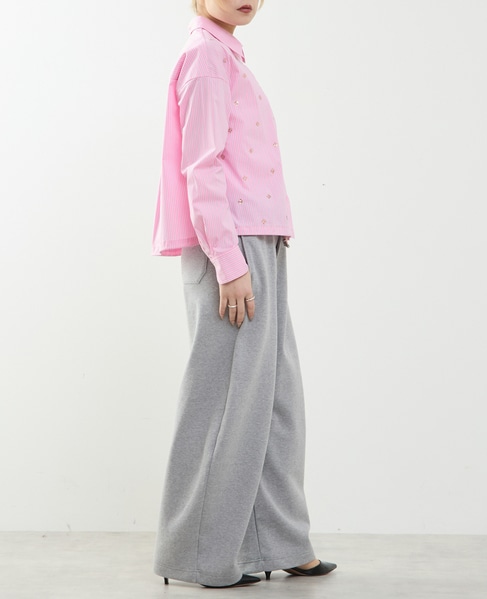 カーブシルエットスウェットパンツ 詳細画像 トップグレー 6