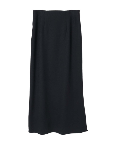 圧縮ウールスムースIラインスカート 詳細画像 ネイビー 11