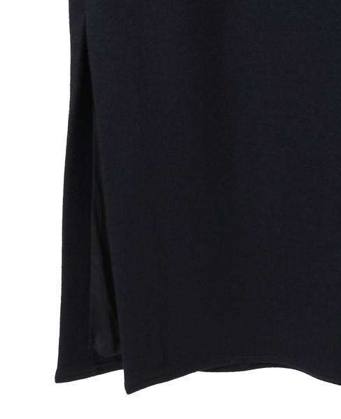 圧縮ウールスムースIラインスカート 詳細画像 ネイビー 13