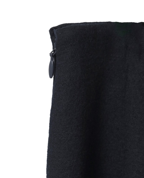 圧縮ウールスムースIラインスカート 詳細画像 ネイビー 6