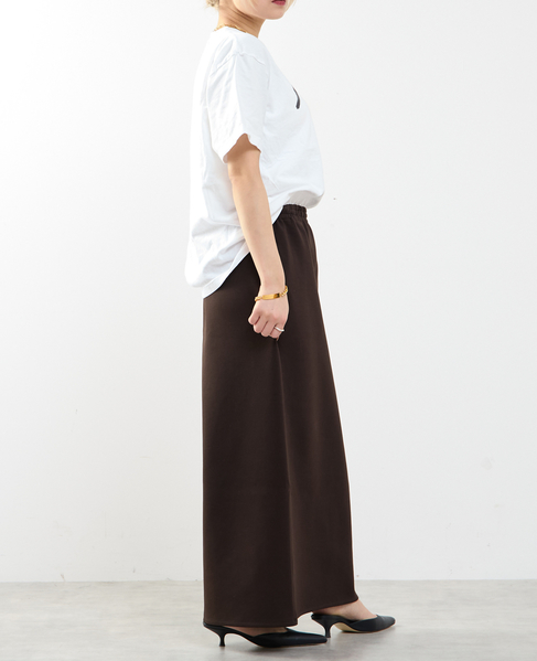 コットンエアータイトスカート 詳細画像 ダークブラウン 8