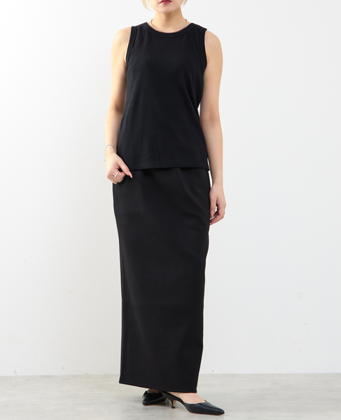 コットンエアータイトスカート 詳細画像 ブラック 10