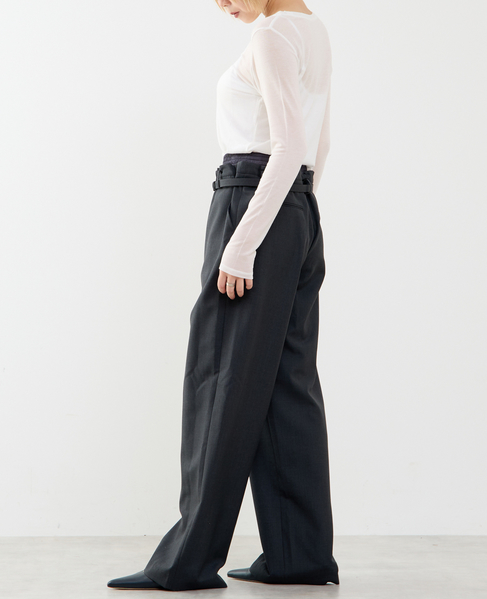 カシミヤシルク混ボートネックシアープルオーバー 詳細画像 ホワイト 7