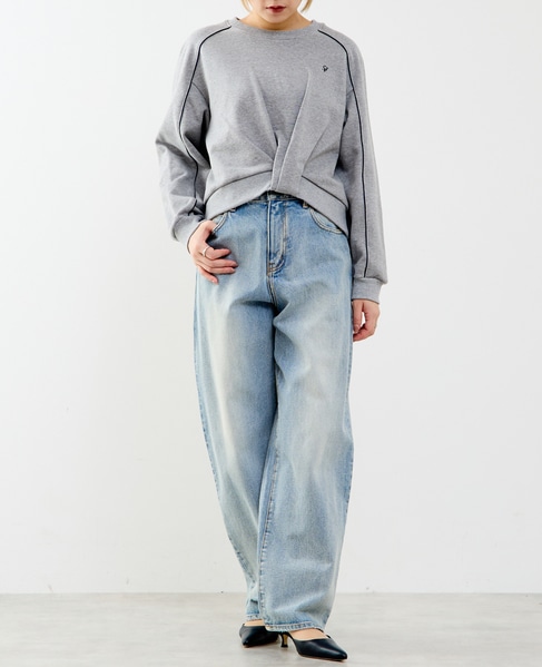 前タックデザインプルオーバー 詳細画像 トップグレー 4