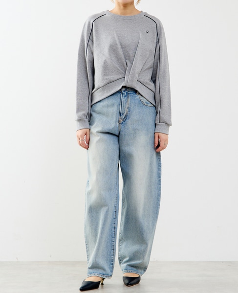 前タックデザインプルオーバー 詳細画像 トップグレー 8