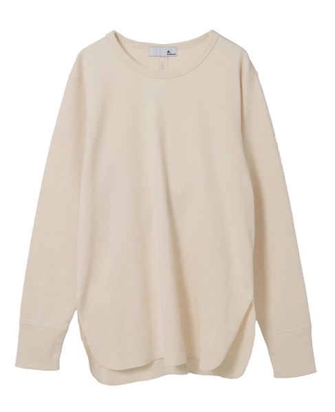 【A_/エース】バックツイストデザインクルーネックカットソー 詳細画像 オフホワイト 11