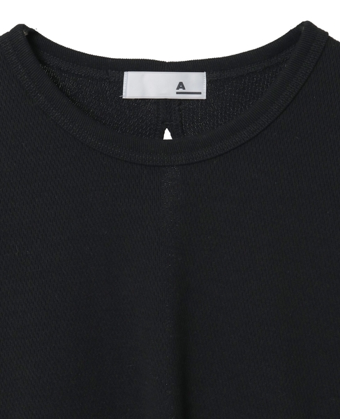 【A_/エース】バックツイストデザインクルーネックカットソー 詳細画像 ブラック 11