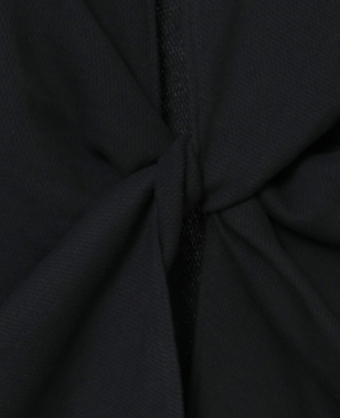 【A_/エース】バックツイストデザインクルーネックカットソー 詳細画像 ブラック 15