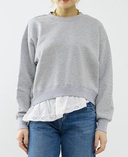 サテンドッキングスウェット