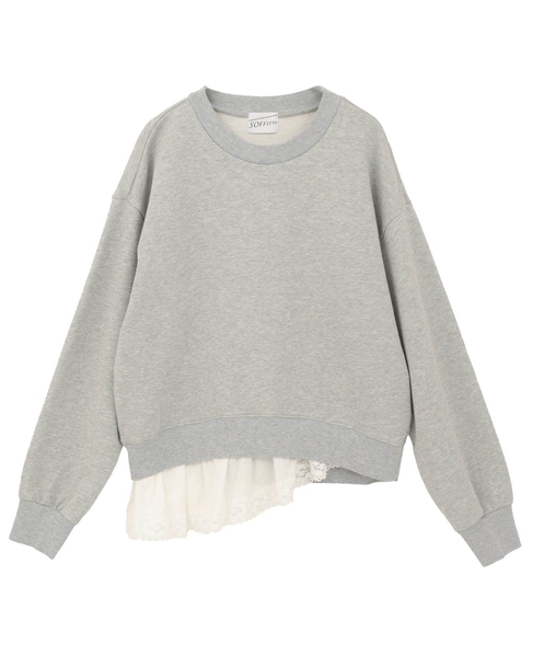 サテンドッキングスウェット 詳細画像 トップグレー 10