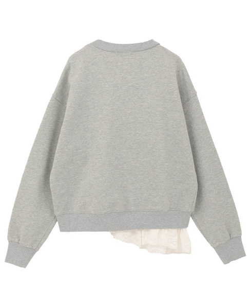 サテンドッキングスウェット 詳細画像 トップグレー 11