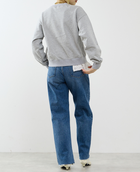 サテンドッキングスウェット 詳細画像 トップグレー 6