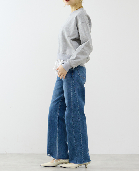 サテンドッキングスウェット 詳細画像 トップグレー 9