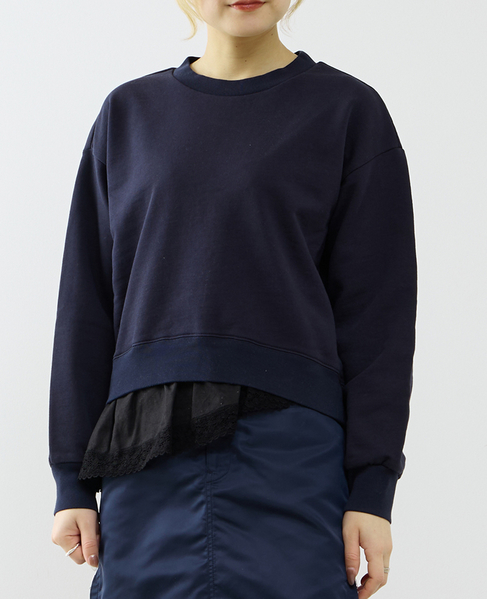 サテンドッキングスウェット 詳細画像 ネイビー 1