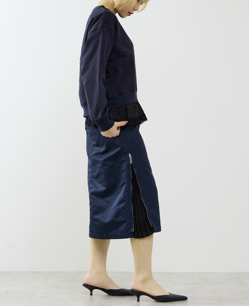 サテンドッキングスウェット 詳細画像 ネイビー 10