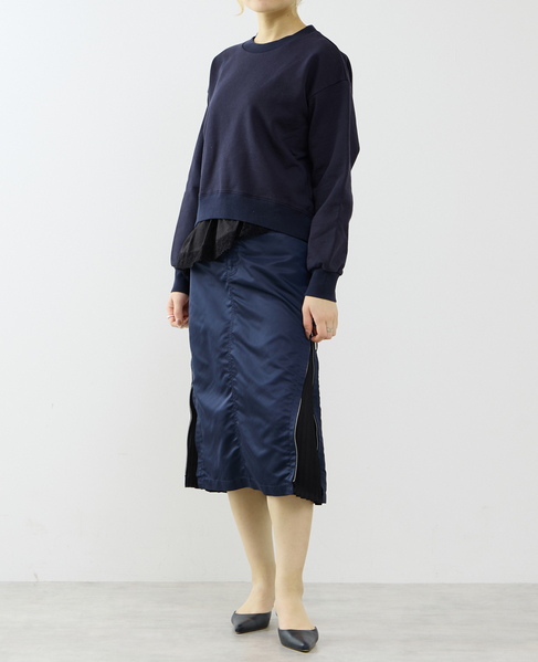 サテンドッキングスウェット 詳細画像 ネイビー 5