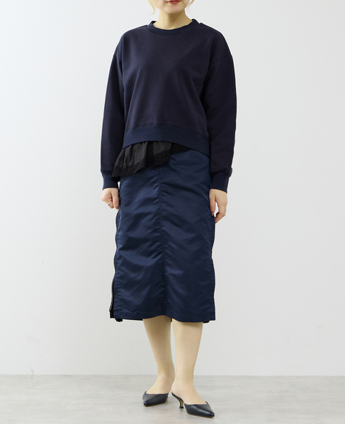 サテンドッキングスウェット 詳細画像 ネイビー 6