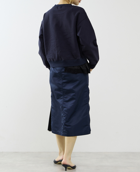 サテンドッキングスウェット 詳細画像 ネイビー 9