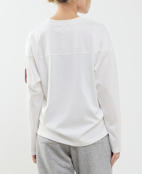 フットボールロングTシャツ 詳細画像 ホワイト 3