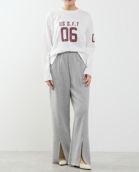 フットボールロングTシャツ 詳細画像 ホワイト 4