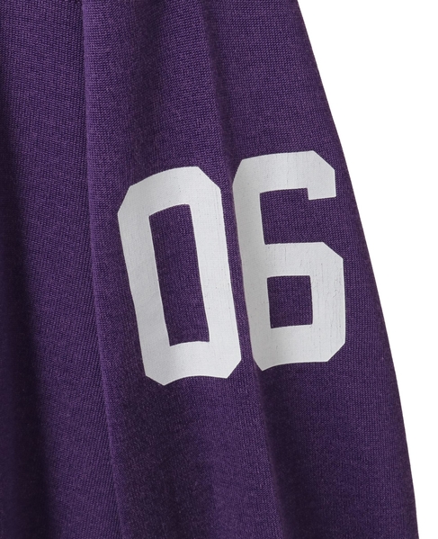 フットボールロングTシャツ 詳細画像 パープル 15