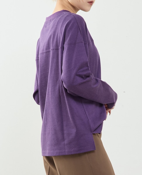 フットボールロングTシャツ 詳細画像 パープル 3