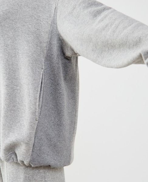 【A_/エース】ハーフジッププルオーバー 詳細画像 杢グレー 14