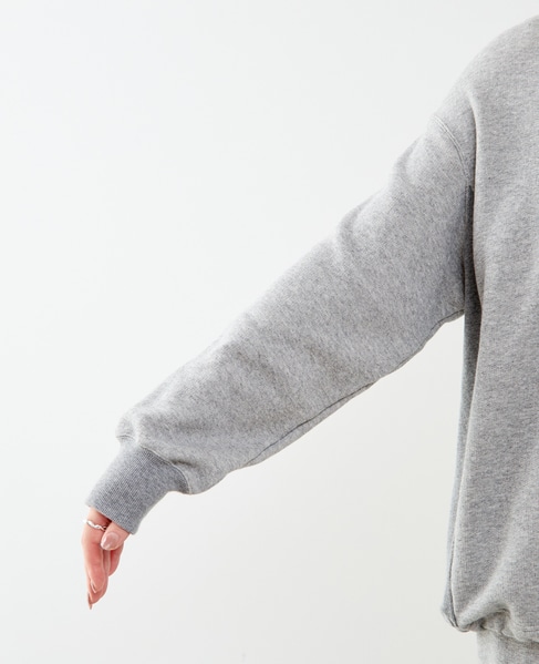 【A_/エース】ハーフジッププルオーバー 詳細画像 杢グレー 15