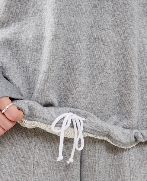 【A_/エース】ハーフジッププルオーバー 詳細画像 杢グレー 16