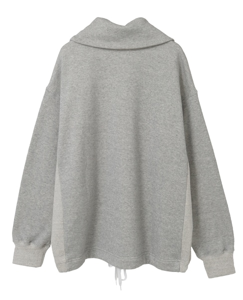 【A_/エース】ハーフジッププルオーバー 詳細画像 杢グレー 18