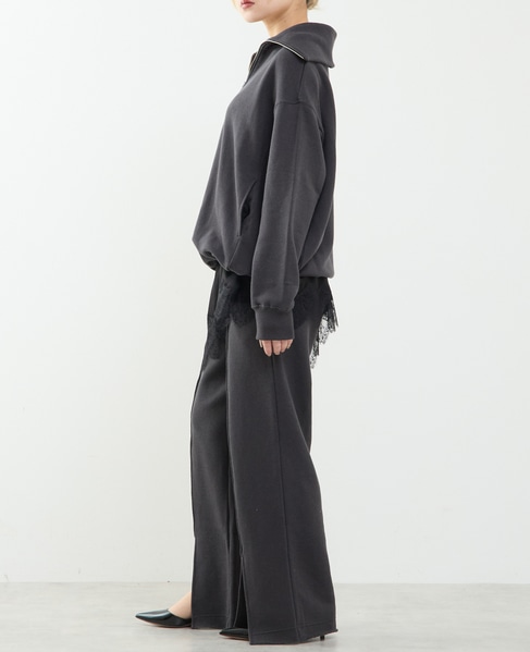 【A_/エース】ハーフジッププルオーバー 詳細画像 ブラック 5