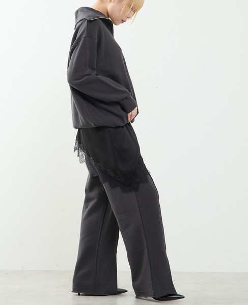 【A_/エース】ハーフジッププルオーバー 詳細画像 ブラック 6