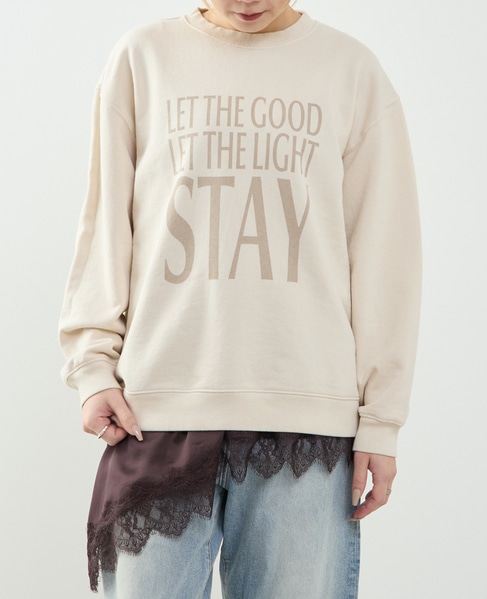 8.8oz製品染スウェット 詳細画像 グレイッシュベージュ 1