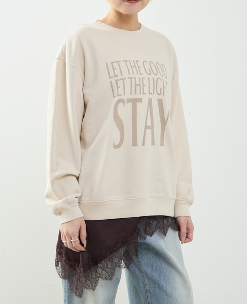 8.8oz製品染スウェット 詳細画像 グレイッシュベージュ 2