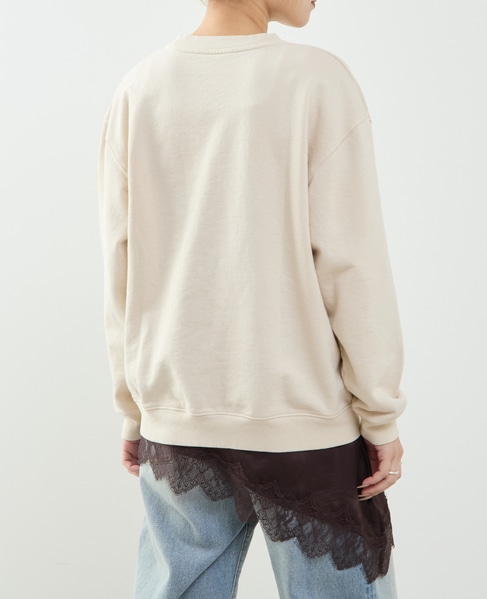 8.8oz製品染スウェット 詳細画像 グレイッシュベージュ 4