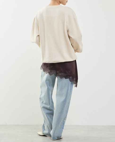 8.8oz製品染スウェット 詳細画像 グレイッシュベージュ 7