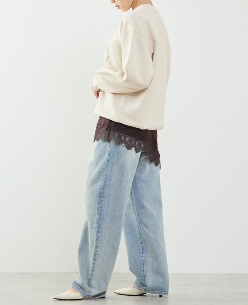 8.8oz製品染スウェット 詳細画像 グレイッシュベージュ 8