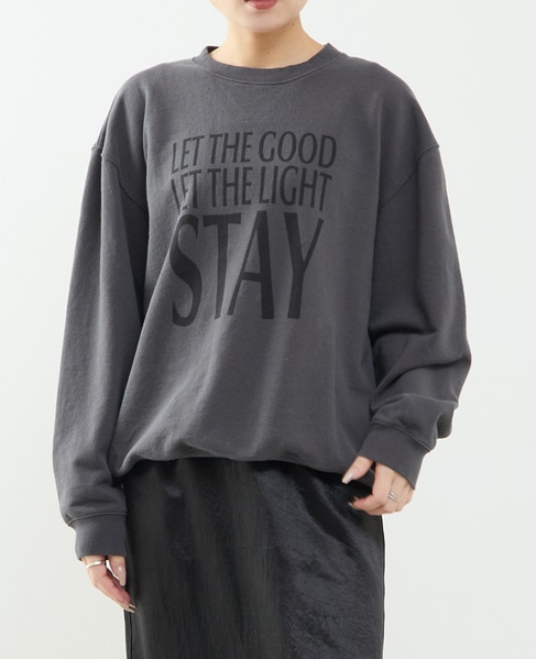 8.8oz製品染スウェット 詳細画像 チャコールグレー 1