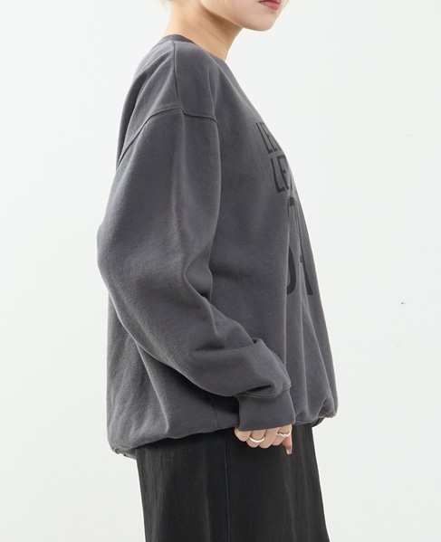 8.8oz製品染スウェット 詳細画像 チャコールグレー 2