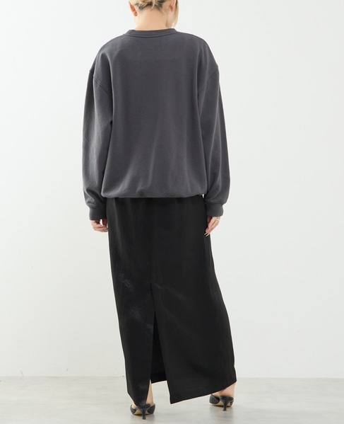 8.8oz製品染スウェット 詳細画像 チャコールグレー 7
