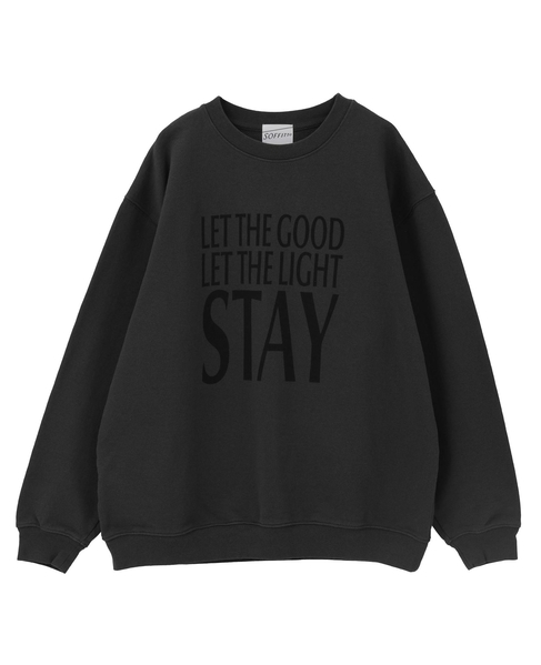 8.8oz製品染スウェット 詳細画像 チャコールグレー 8