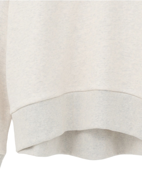 【A_/エース】パッチワーク裏毛プルオーバー 詳細画像 オフホワイト 6