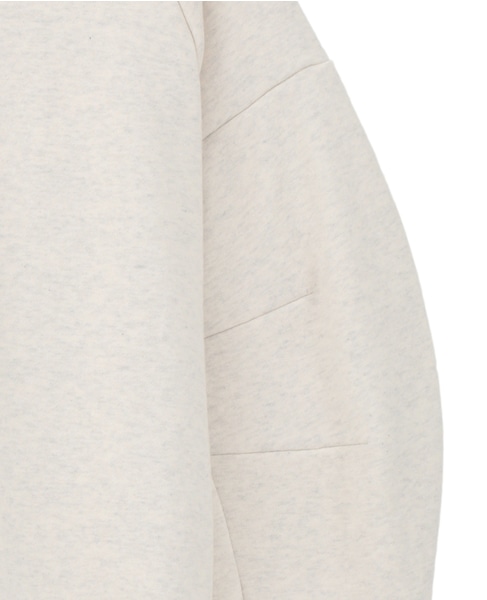 【A_/エース】パッチワーク裏毛プルオーバー 詳細画像 オフホワイト 7