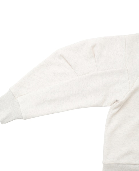 【A_/エース】パッチワーク裏毛プルオーバー 詳細画像 オフホワイト 8