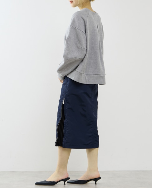 【A_/エース】タック裏毛プルオーバー 詳細画像 杢グレー 11