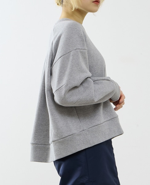 【A_/エース】タック裏毛プルオーバー 詳細画像 杢グレー 2