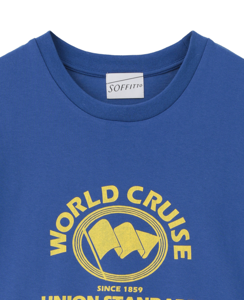 ヴィンテージライクプリントTシャツ 詳細画像 ブルー 10