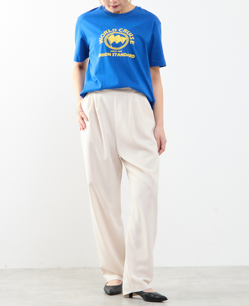 ヴィンテージライクプリントTシャツ 詳細画像 ブルー 4