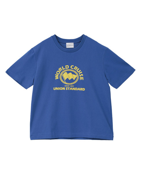 ヴィンテージライクプリントTシャツ 詳細画像 ブルー 8