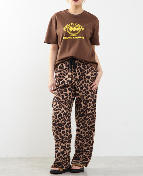 ヴィンテージライクプリントTシャツ 詳細画像 ブラウン 4